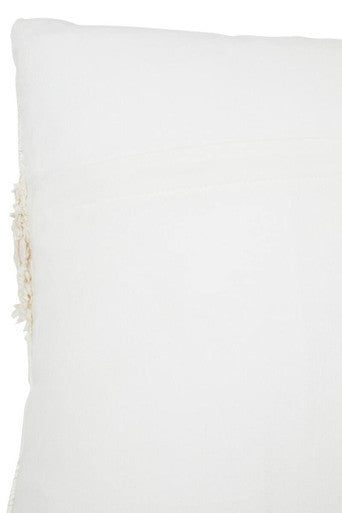 Cream Textured Cushion