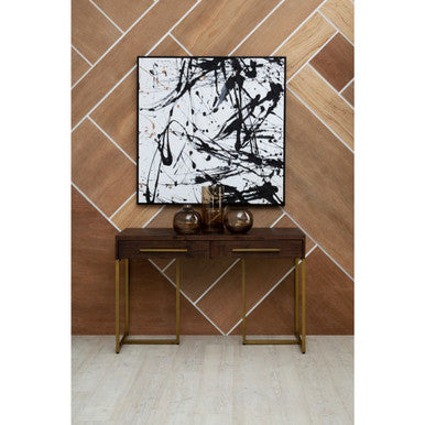 Black and White Abstract Wall Art Handmade