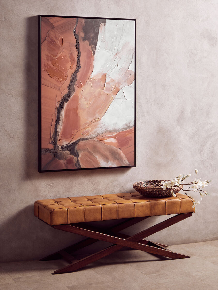 Multi Colour Abstract Textured Wall Art Set of Two