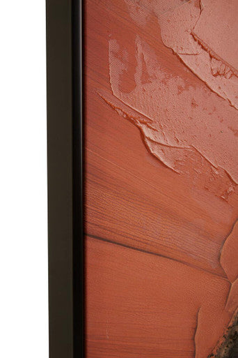 Multi Colour Abstract Textured Wall Art Set of Two