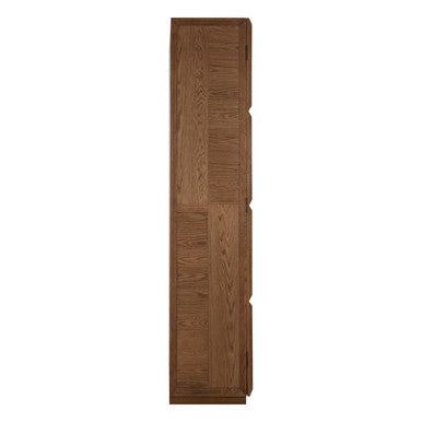 Natural Oak Wood Tall Cabinet