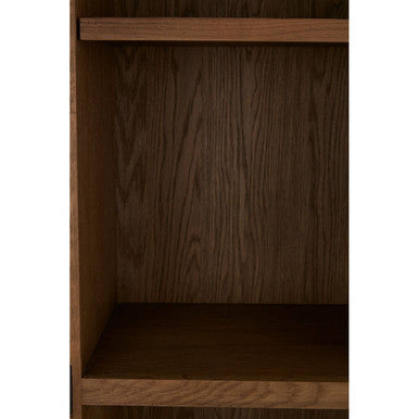 Natural Oak Wood Tall Cabinet
