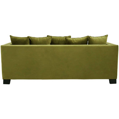 3 Seater Moss Velvet Sofa Sofia