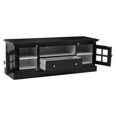 Black Mahogany Media Unit with Storage