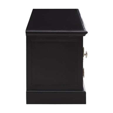 Black Mahogany Media Unit with Storage