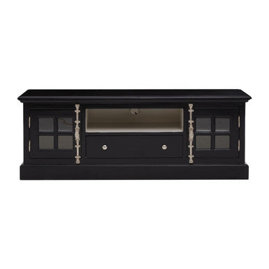 Black Mahogany Media Unit with Storage