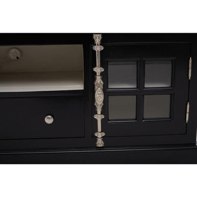 Black Mahogany Media Unit with Storage