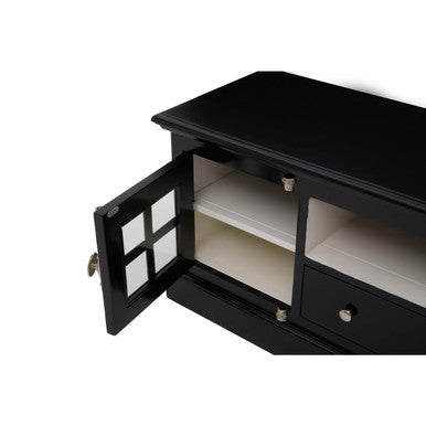 Black Mahogany Media Unit with Storage