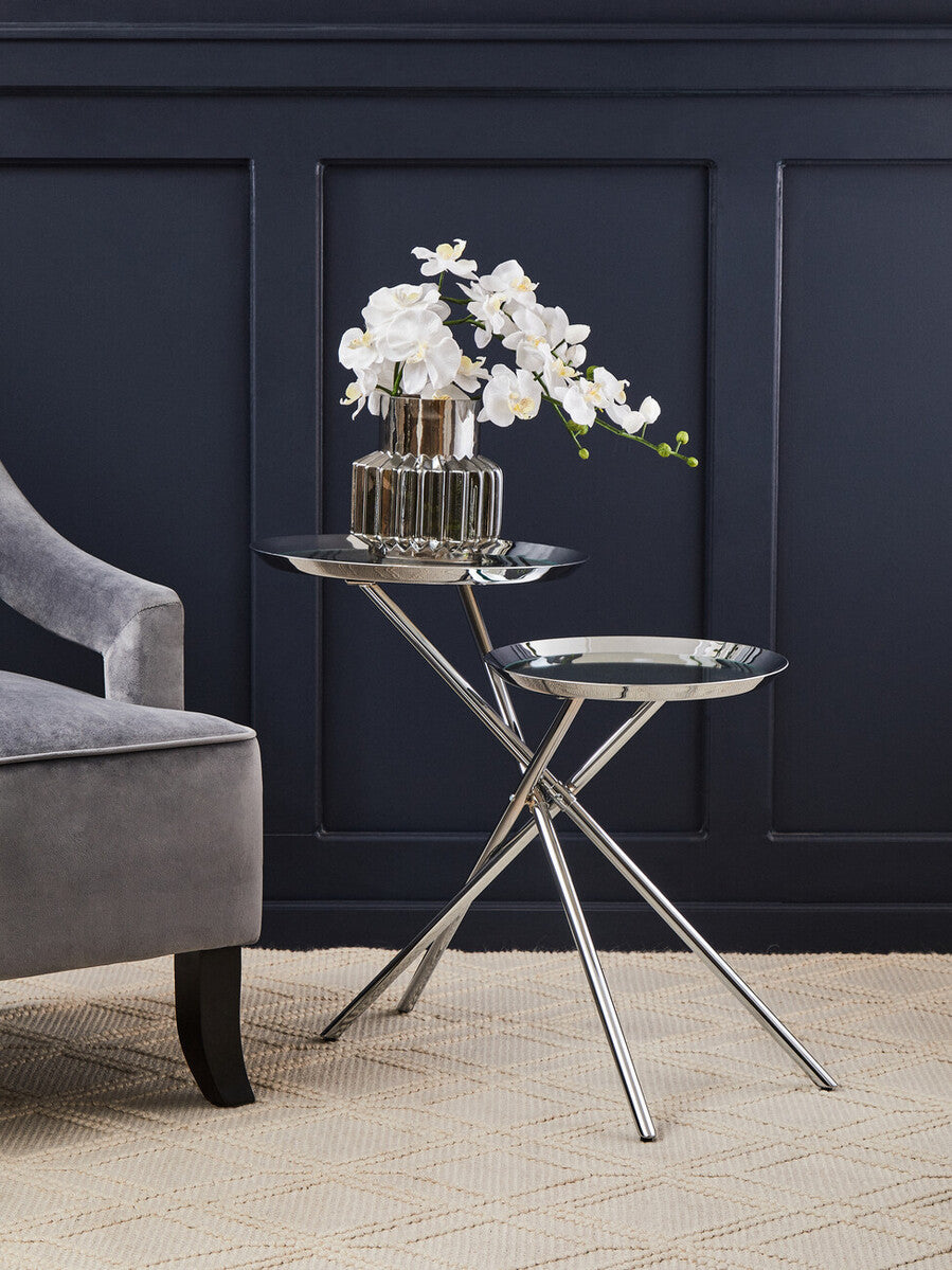 Faye Grey Velvet Chair