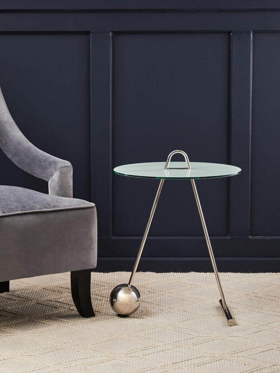 Faye Grey Velvet Chair