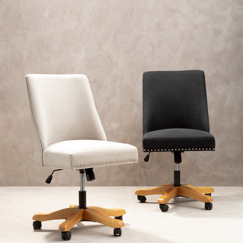 Natural Fabric Home Office Chair