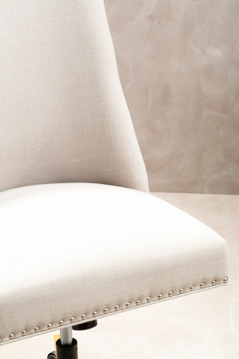 Natural Fabric Home Office Chair