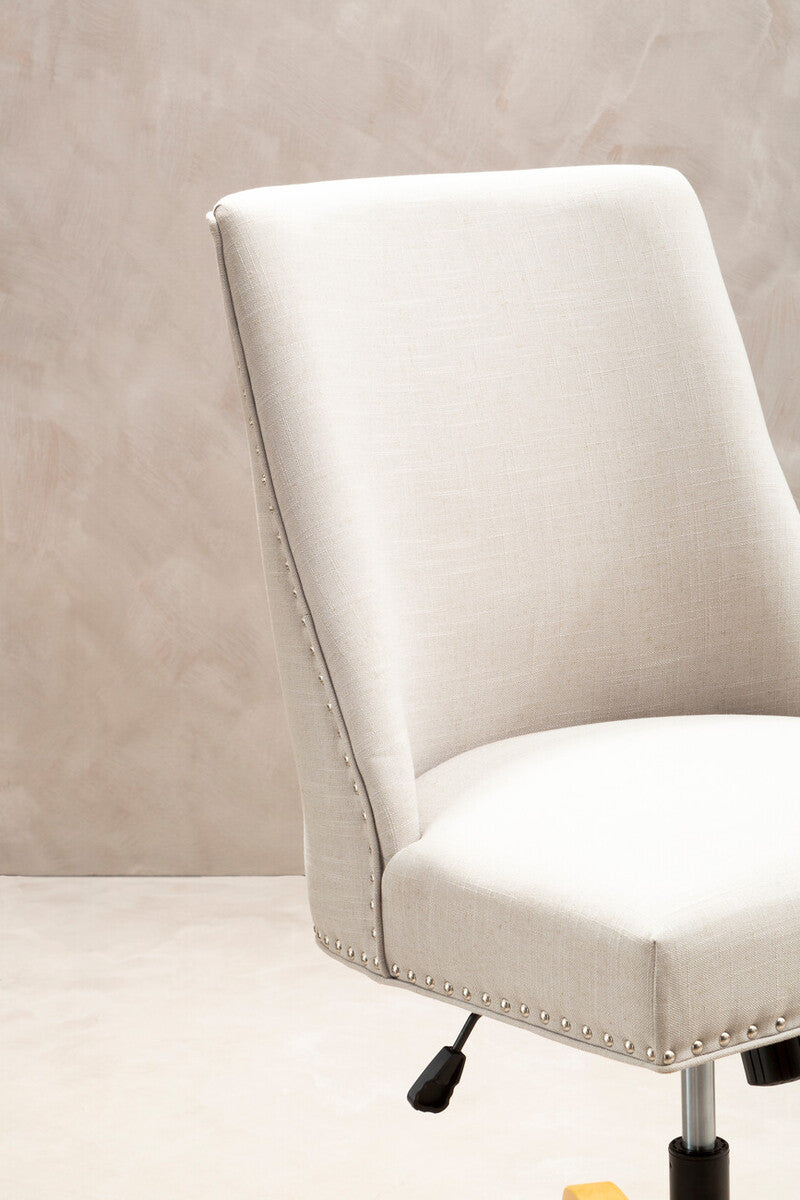 Natural Fabric Home Office Chair
