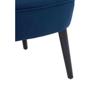 Wingback Lounge Chair in Blue