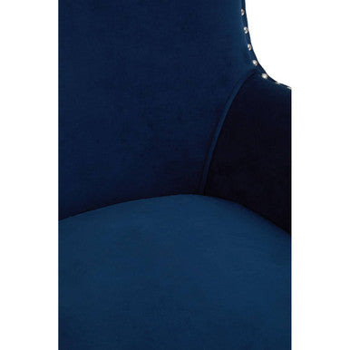 Wingback Lounge Chair in Blue
