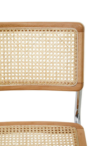 Elm Wood and Rattan Dining Chair