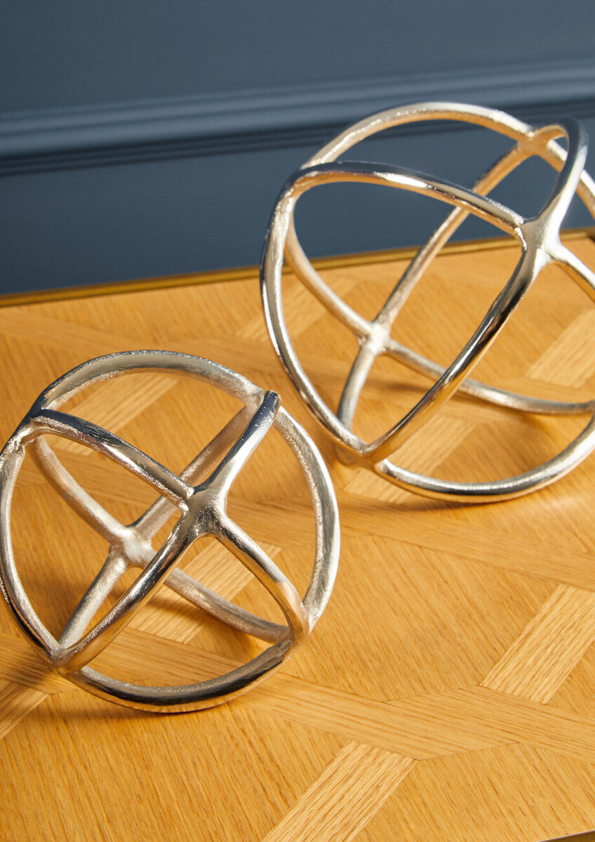 Large Natural Oak Veneer Side Table with Brushed Brass Steel Base