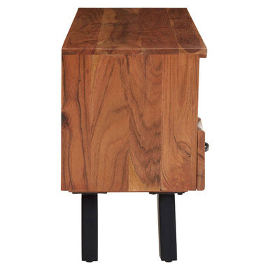 Three Drawer Acacia Media Unit
