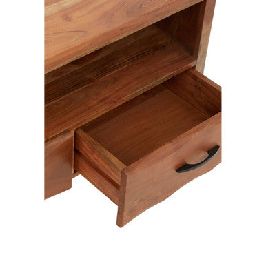 Three Drawer Acacia Media Unit