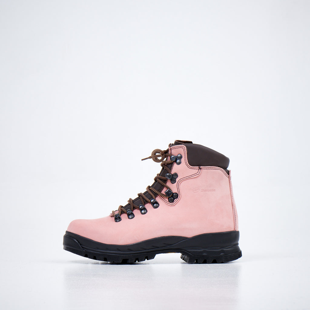 Pink 5531 Rose Hiking Boots – Waterproof & High-Grip by Samelin at www.brixbailey.com