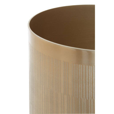 Champagne Finish Waste Bin