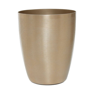Golden Aluminium Waste Bin