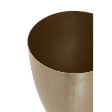 Golden Aluminium Waste Bin