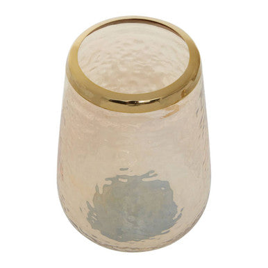 Luminous Gold Bathroom Glass Tumbler