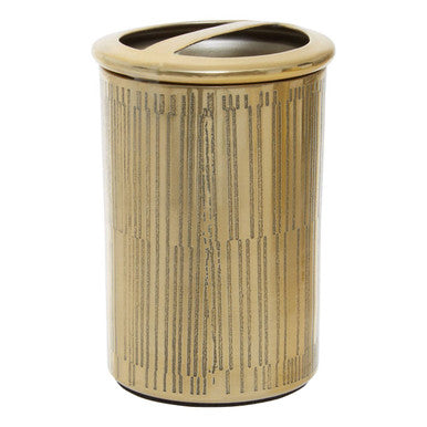 Gold Line Effect Toothbrush Holder