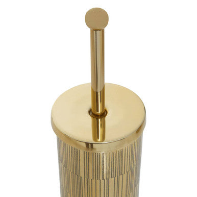 Gold Finish Aluminium Toilet Brush