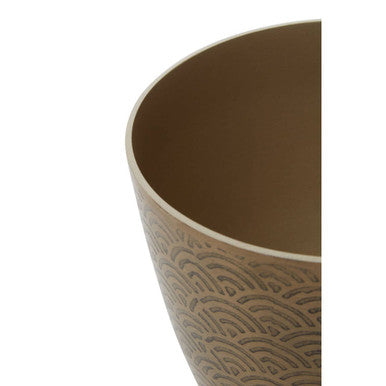 Gold Aluminium Bathroom Jar 300ml