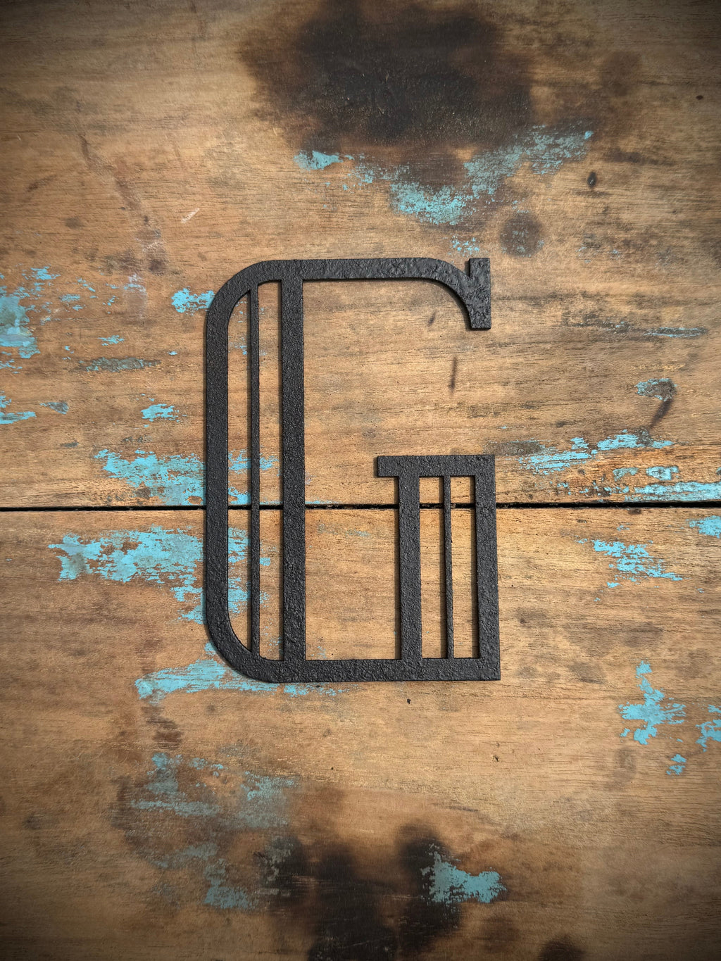 Black Art Deco Metal Letters and Numbers 5 inch or 12 inch