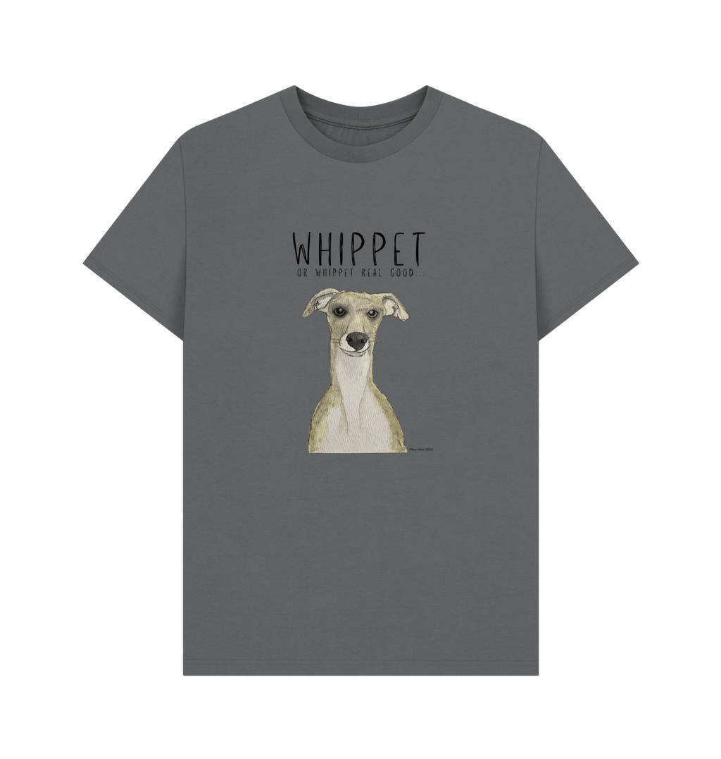 Organic Cotton Whippet Lover Tee Ethical and Soft