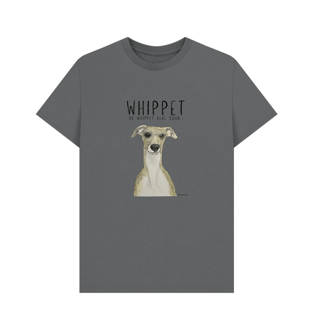 Organic Cotton Whippet Lover Tee Ethical and Soft