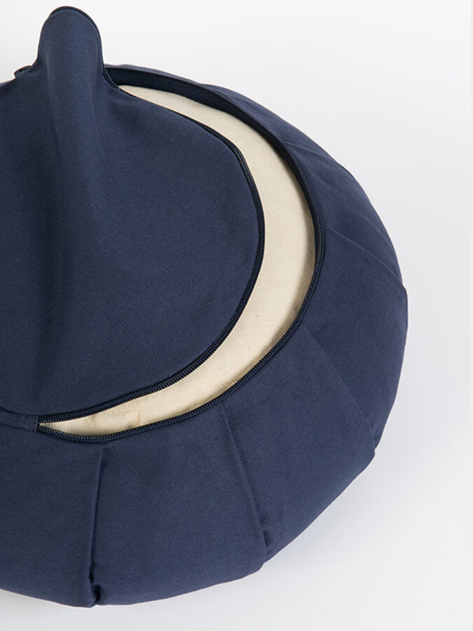 Organic Cotton Round Lotus Zafu Buckwheat Meditation Cushion