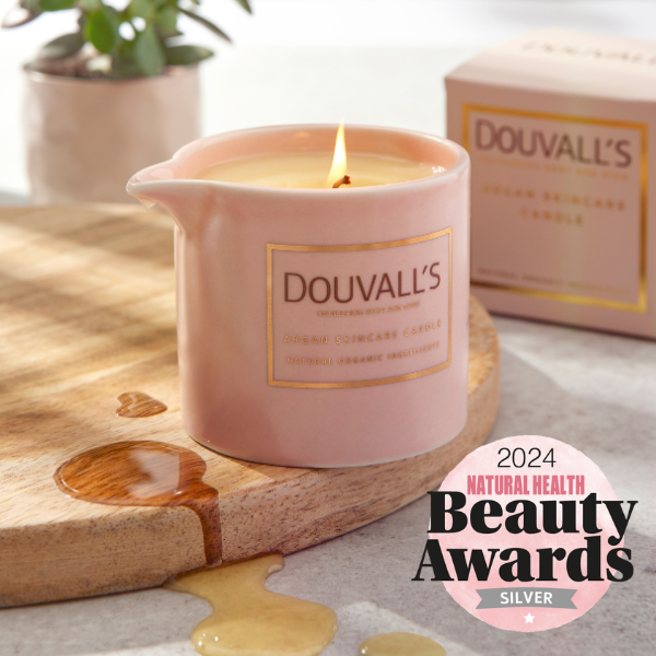 Argan Massage Candle Vanilla Jasmine and Ginger 180g