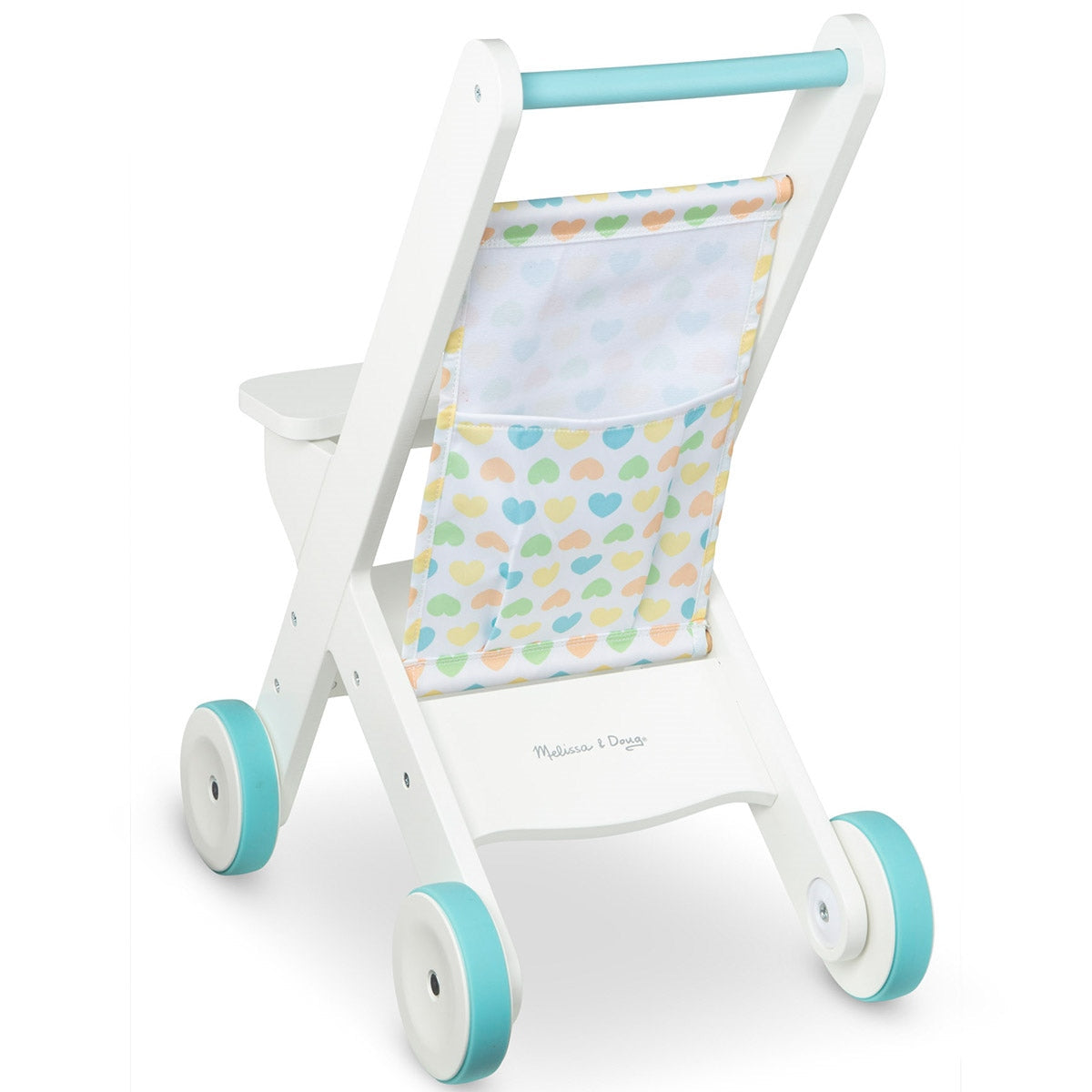 Melissa & Doug Mine To Love - Wooden Play Dolls Stroller