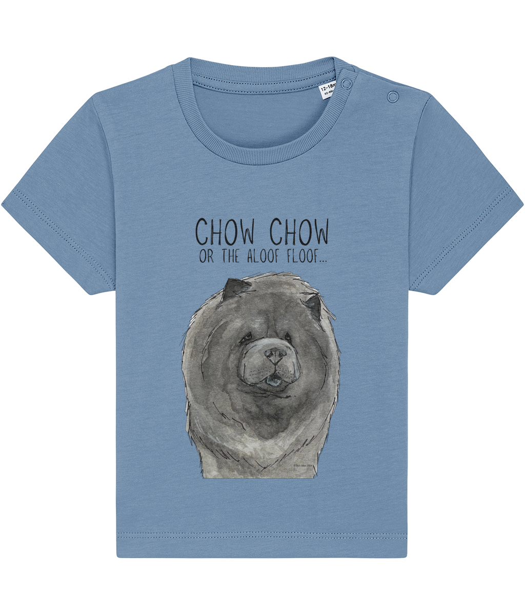 Blue Chow Chow Baby T Shirt for Little Dog Lovers