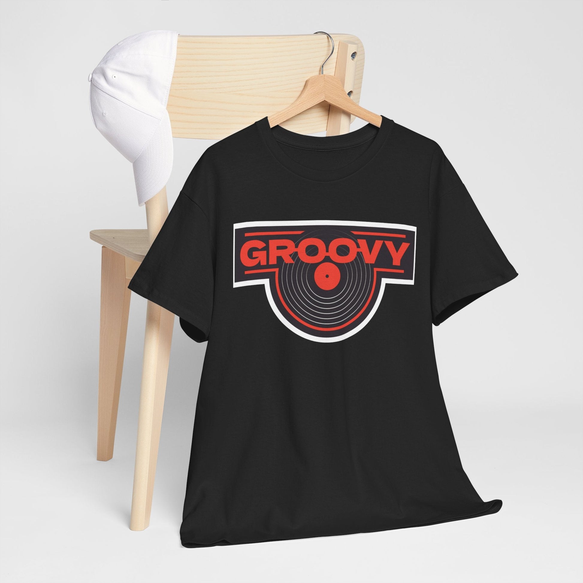 Groovy Men's Vinyl Records T-Shirt