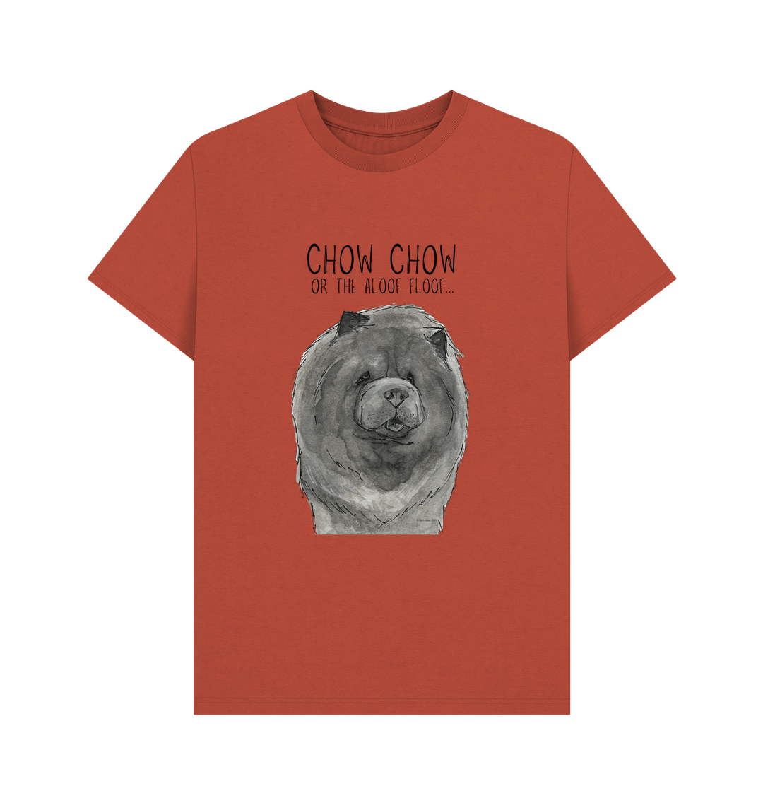 Blue Chow Chow Men's T-Shirt with Aloof Floof Design