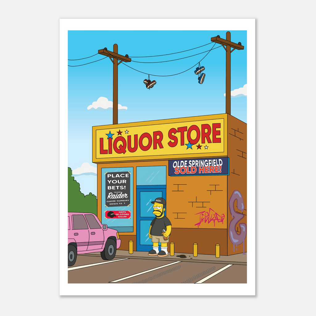 Doh Boy Liquor Store Print