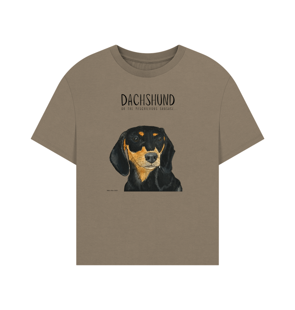Black and Tan Dachshund Women's Relaxed Fit T-Shirt