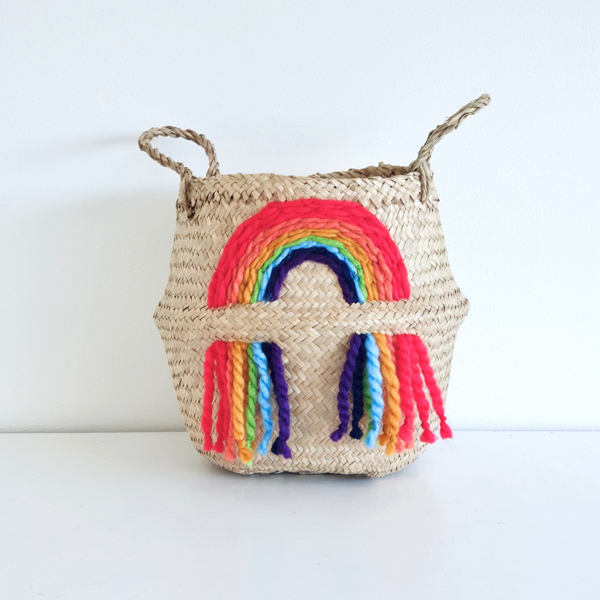 Vivid rainbow Basket - Small