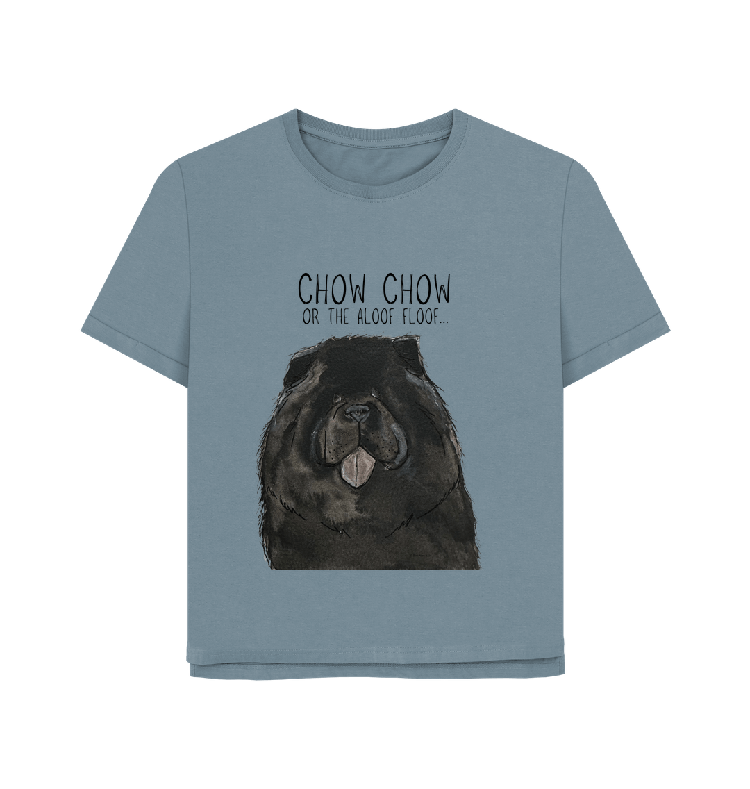 Black Chow Chow Women's Relaxed Fit T-Shirt The Aloof Floof
