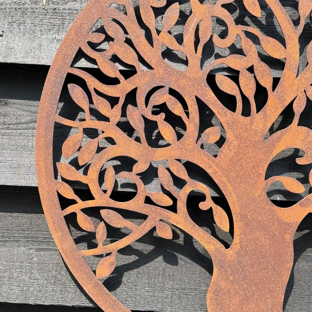 Rusty Tree of Life Garden Decoration 55cm