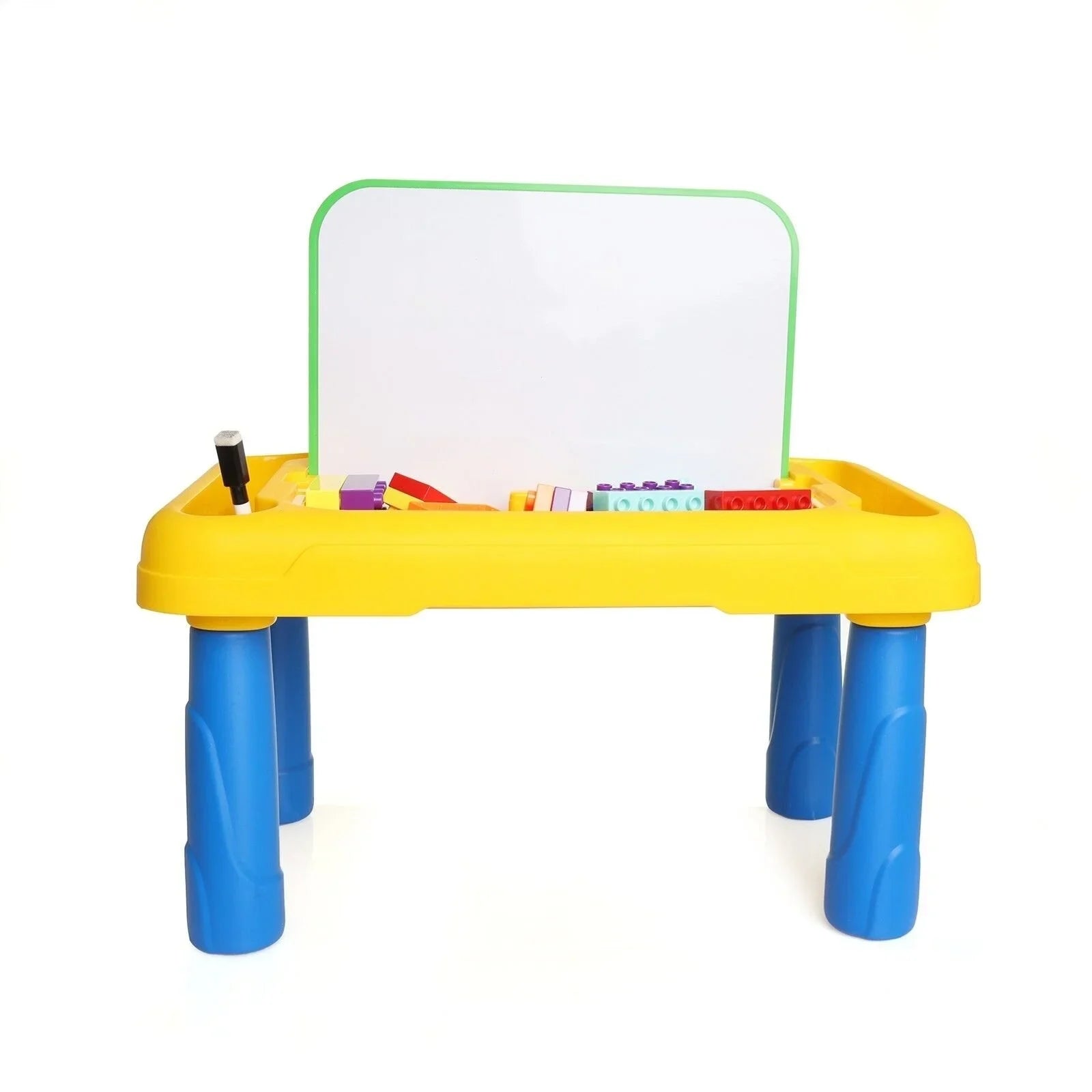 Baby Activity Table with 64 Building Blocks