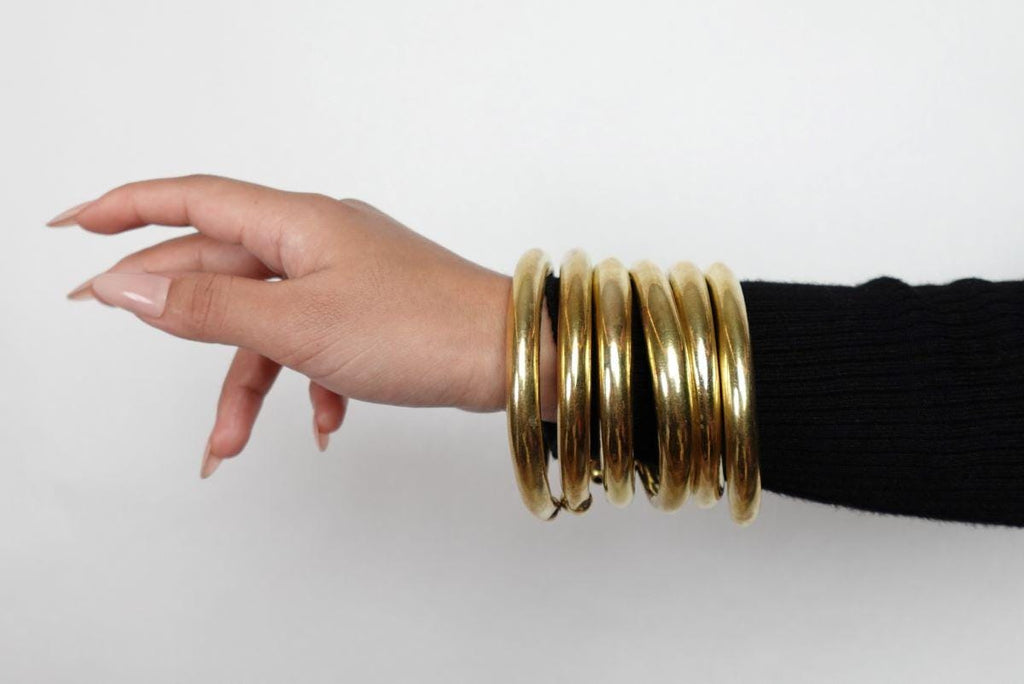 Classic Wide Brass Bangles