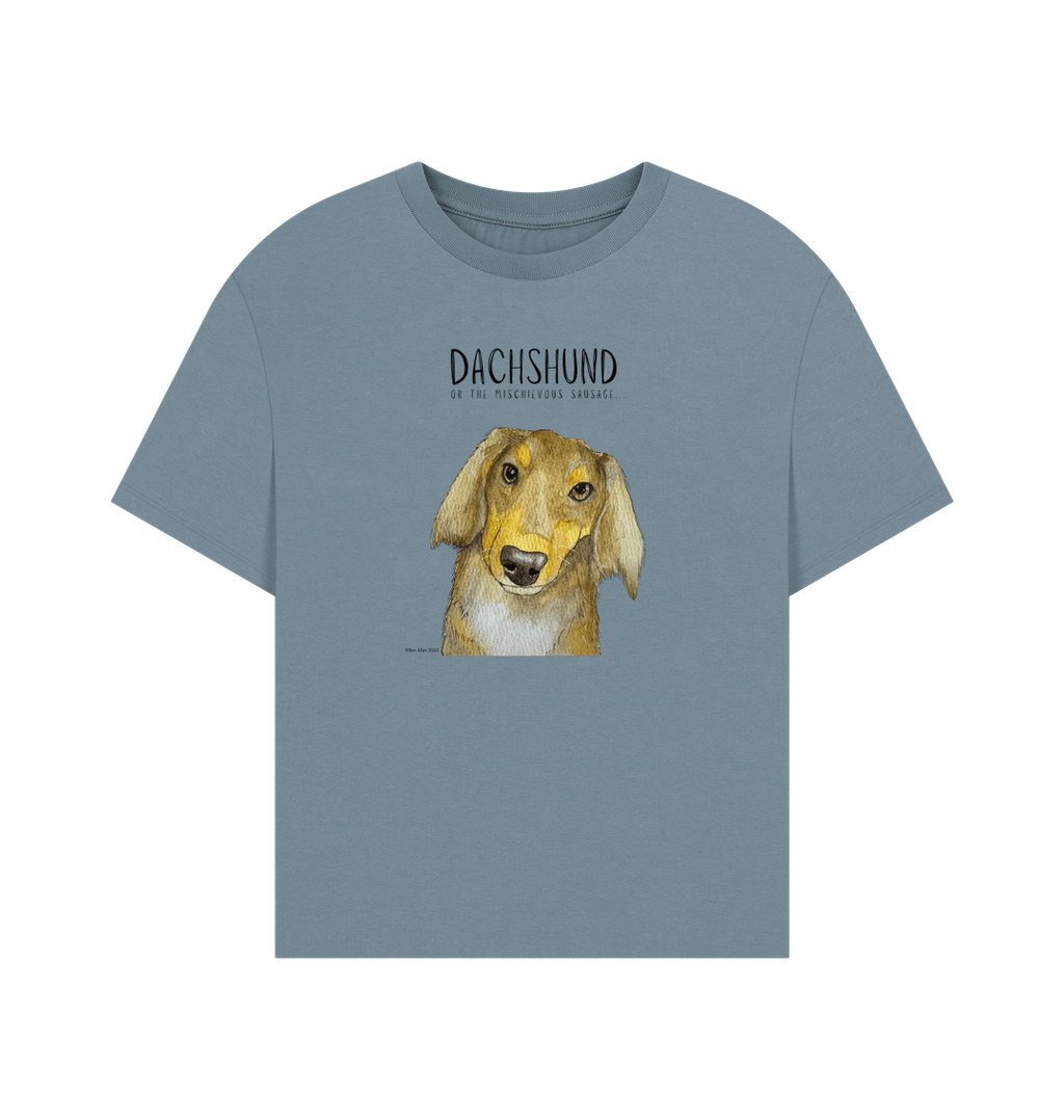 Long Haired Dachshund Women's Relaxed Fit T-Shirt