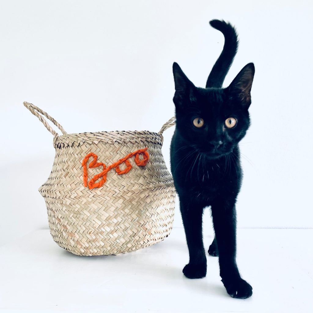 Halloween Boo basket - Medium