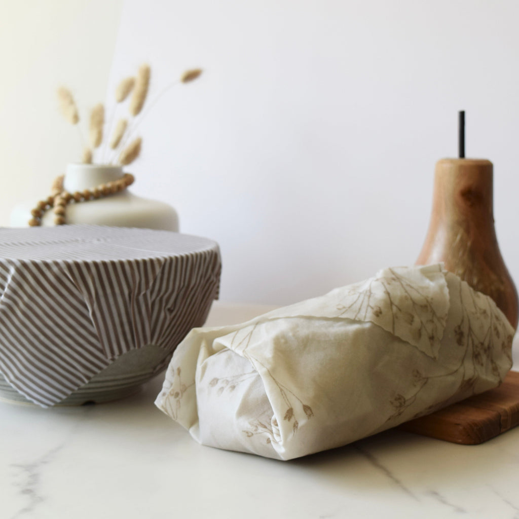 Beige Striped organic cotton wrap